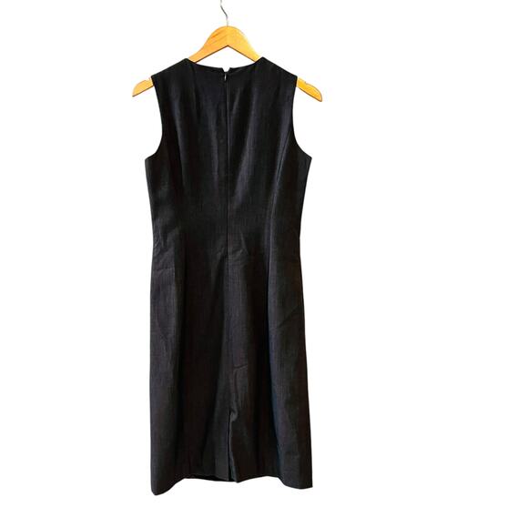 Calvin Klein Sleeveless Sheath Dress Size 6 Dark Gray - Picture 2 of 6
